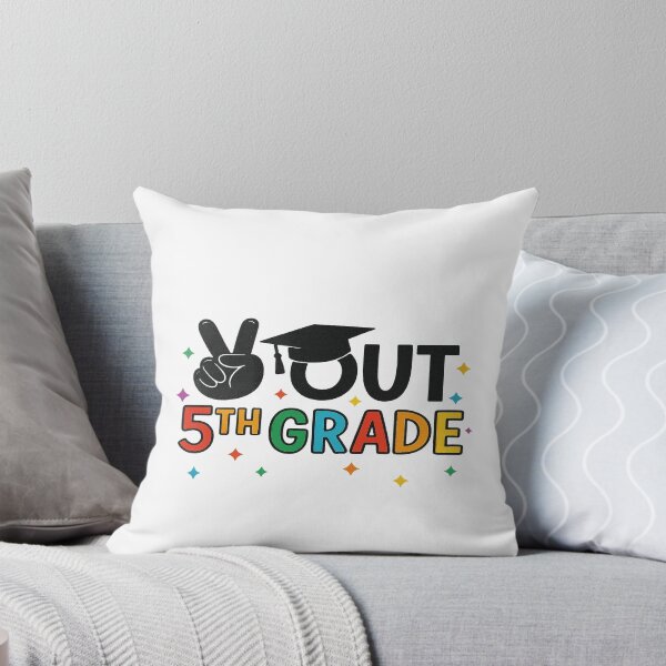 Item preview, Peace Out 5th Grade Graduation with Cap and Colors designed and sold by JudeSchimmel.