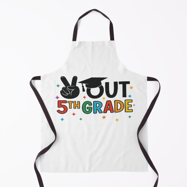Item preview, Peace Out 5th Grade Graduation with Cap and Colors designed and sold by JudeSchimmel.