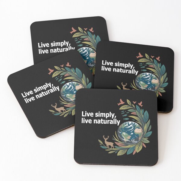 Item preview, Live Simply, Live Naturally designed and sold by WikaKowalczyk.