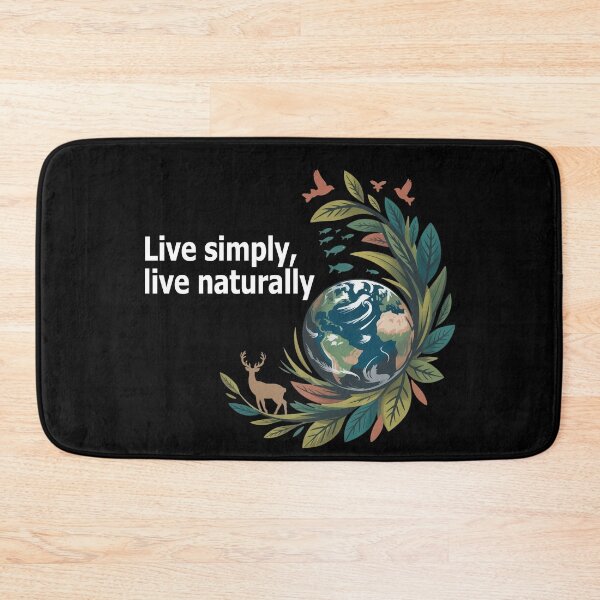 Item preview, Live Simply, Live Naturally designed and sold by WikaKowalczyk.