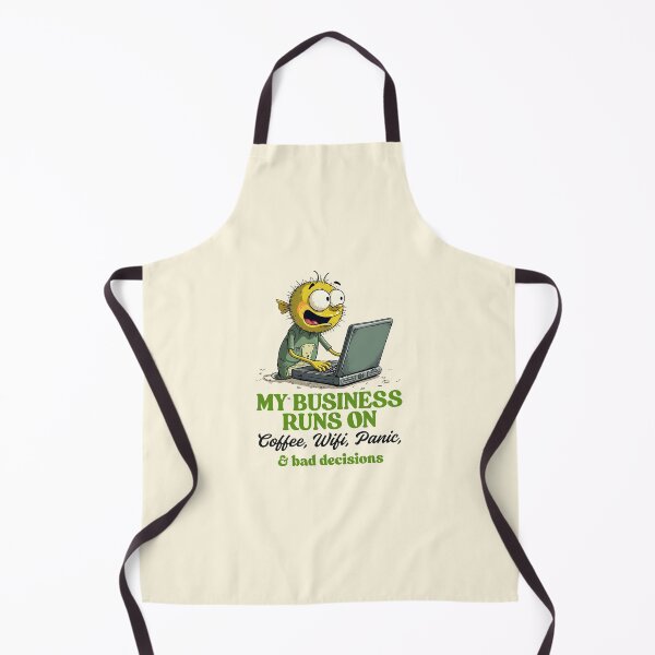 Item preview, My business runs on coffee, wifi, panic and bad decision designed and sold by Peerless-Prime.