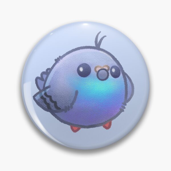Item preview, Chonky Pigeon Birb - Kawaii Chibi  designed and sold by Ulfeid3.