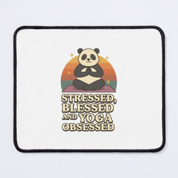 Item preview, Stressed, Blessed and Yoga Obsessed designed and sold by FBA.
