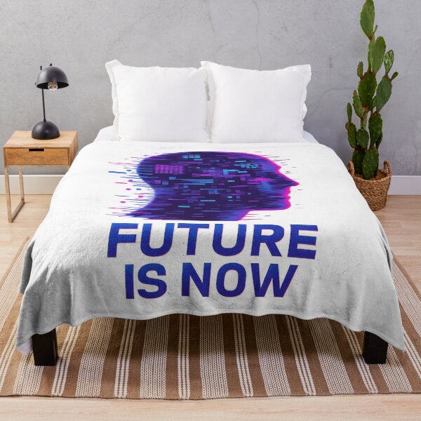Item preview, Future Is Now – Glitch Art Cyberpunk Head Design designed and sold by Nu25Kri.