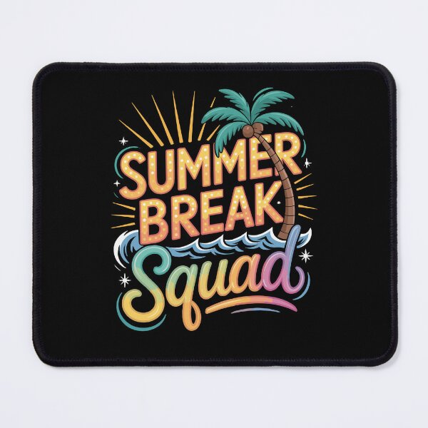 Item preview, Summer Break Squad Vacation Palm Tree Sunset designed and sold by Betsytiptoe.