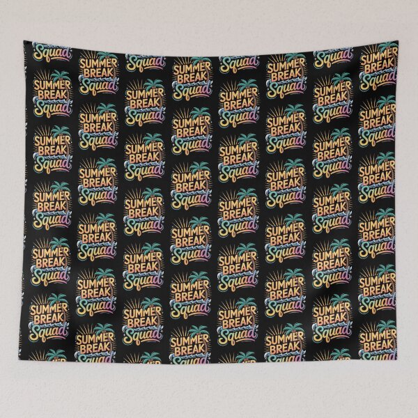 Item preview, Summer Break Squad Vacation Palm Tree Sunset designed and sold by Betsytiptoe.