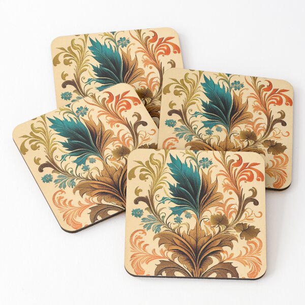 Item preview, Timeless Scroll: Ornate Acanthus Floral Pattern designed and sold by ShadowAndSlate.