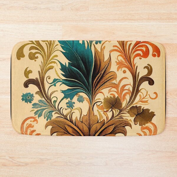 Item preview, Timeless Scroll: Ornate Acanthus Floral Pattern designed and sold by ShadowAndSlate.