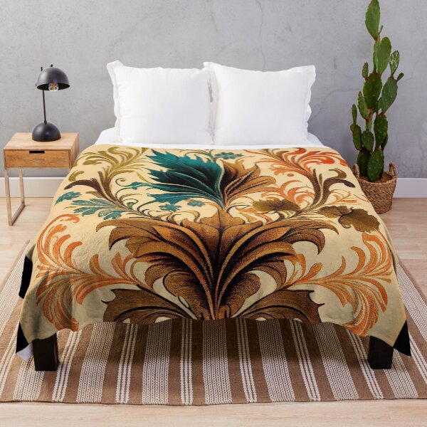 Item preview, Timeless Scroll: Ornate Acanthus Floral Pattern designed and sold by ShadowAndSlate.