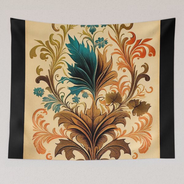Item preview, Timeless Scroll: Ornate Acanthus Floral Pattern designed and sold by ShadowAndSlate.