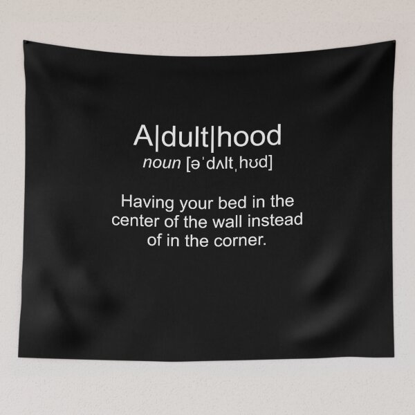 Item preview, Definition Adulthood designed and sold by kailukask.