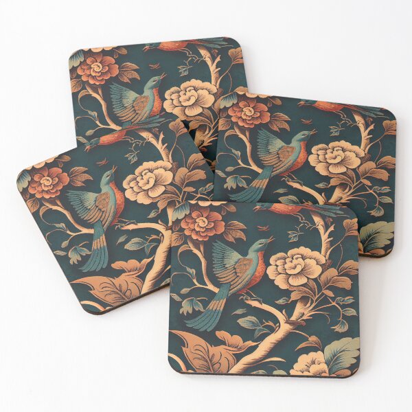 Item preview, Chinoiserie Garden: Vintage Birds and Blooms designed and sold by ShadowAndSlate.