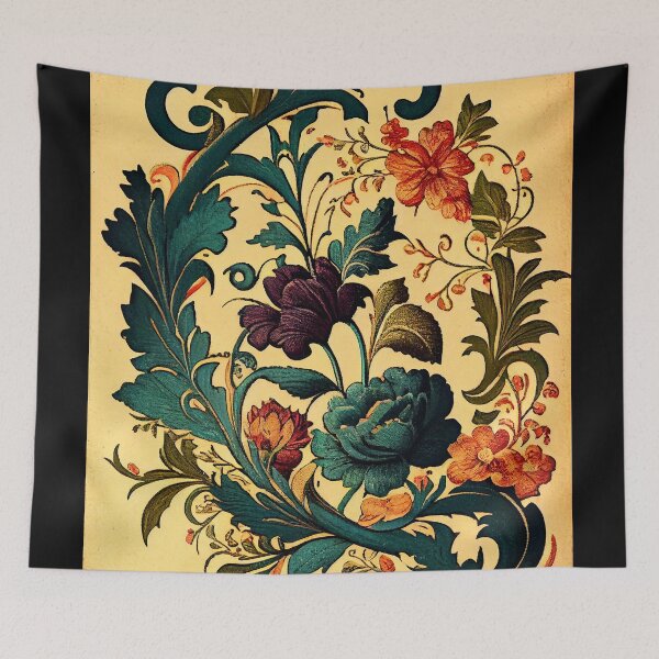 Item preview, Renaissance Garden: Rich Floral Acanthus Design designed and sold by ShadowAndSlate.