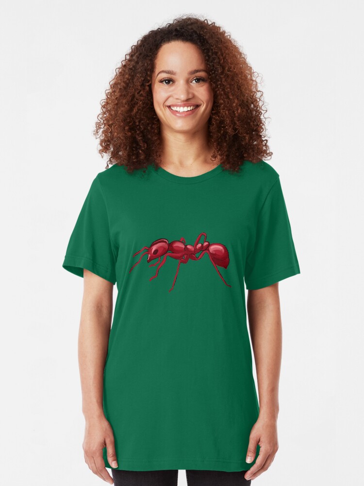 Alternate view of God made an Ant Slim Fit T-Shirt