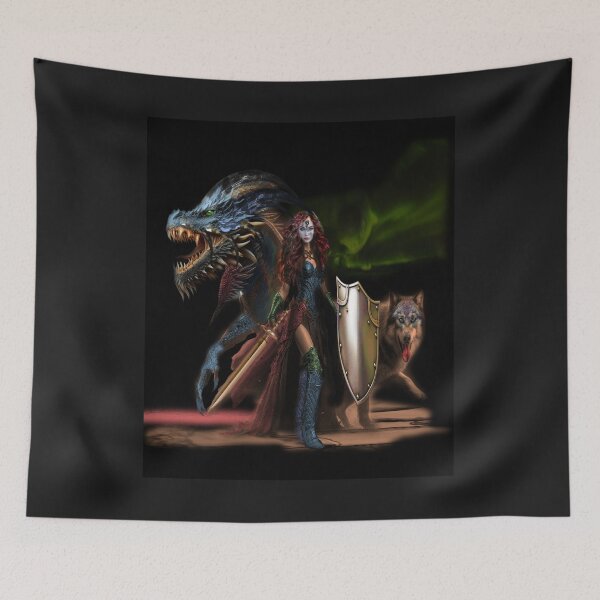 Item preview, The Blue Faced Dragon and the Warriors Blue Boots designed and sold by Patricia Brown.