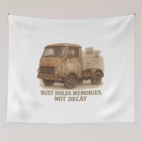 Item preview, Rust Holds Memories, Not Decay designed and sold by AwixArslan.
