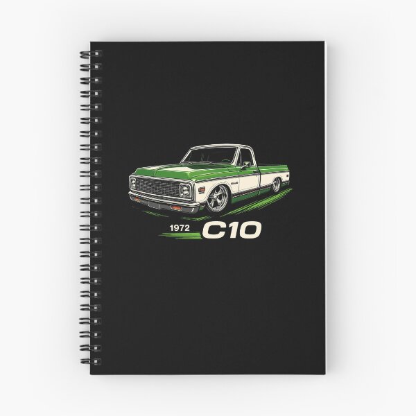 Item preview, 1972 Chevy C10 Pickup in Classic Two-Tone Green and White designed and sold by TheArtOfCar.