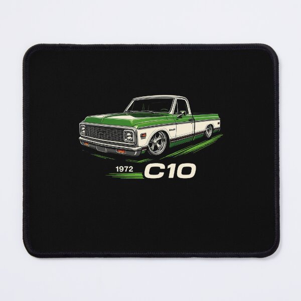 Item preview, 1972 Chevy C10 Pickup in Classic Two-Tone Green and White designed and sold by TheArtOfCar.