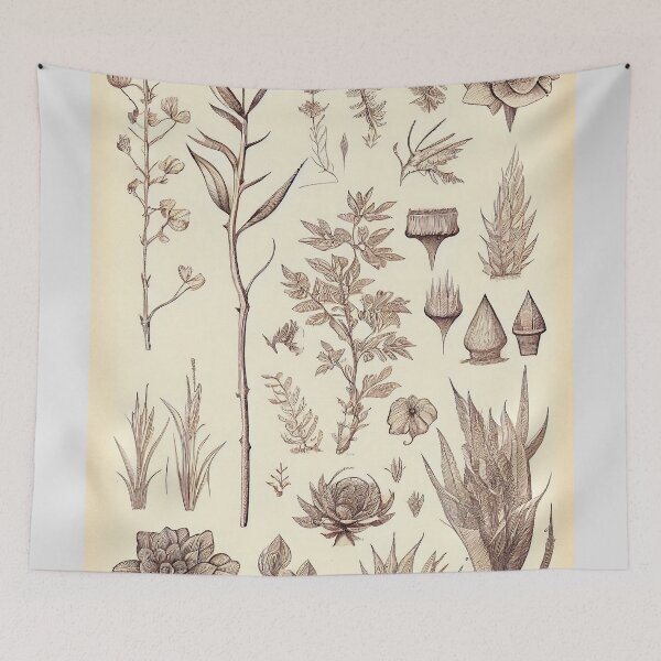 Item preview, Botanical Study: Vintage Plant Sketches Collection designed and sold by ShadowAndSlate.