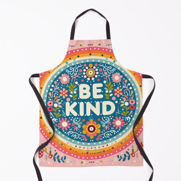 Item preview, Be Kind Floral Mandala - Scandinavian Folk Art by heidiannemorris © designed and sold by FOLK ART FUSION by heidiannemorris.