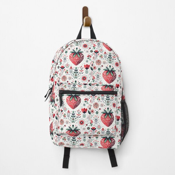 Artikelvorschau, Süße Erdbeerfreude - Skandinavische Volkskunst Sommer der Erdbeeren von heidiannemorris © entworfen und verkauft von FOLK ART FUSION by heidiannemorris.