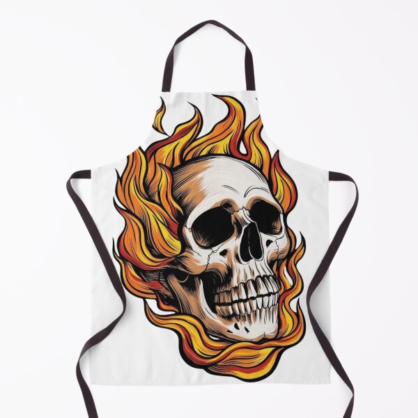 Item preview, Skull on Fire Art - Rock Your Wild side! designed and sold by Coolverce.