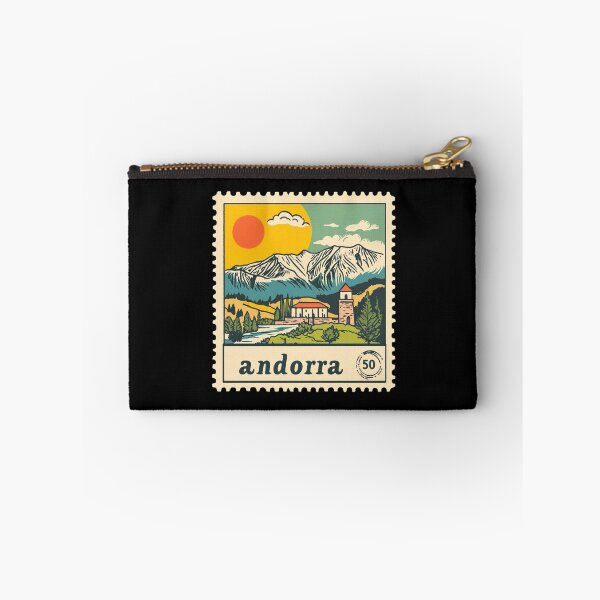 Item preview, Andorra Scenic Vintage Mountain Stamp designed and sold by tiigerdad.