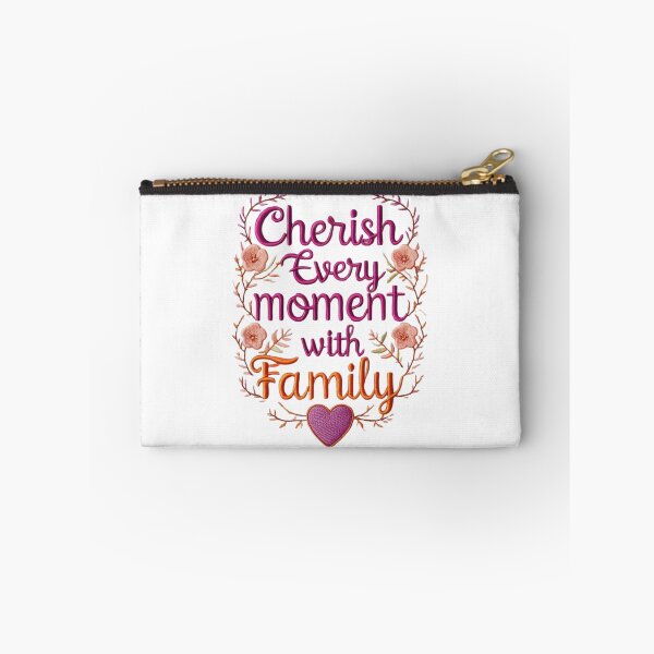 Item preview, Floral Cherish Every Moment with Family Embroidery designed and sold by ArtDesignTp.