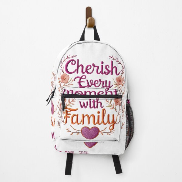 Item preview, Floral Cherish Every Moment with Family Embroidery designed and sold by ArtDesignTp.
