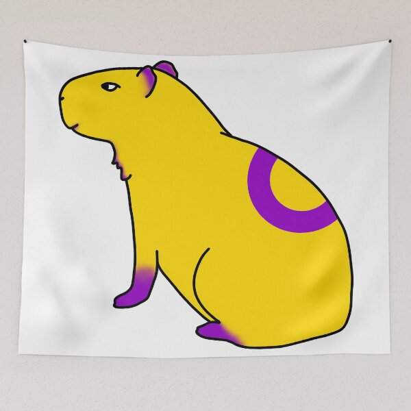 Item preview, Intersexual Capybara designed and sold by chelsea125.