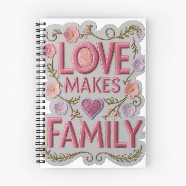 Item preview, Love Makes a Family Embroidered Patch designed and sold by ArtDesignTp.