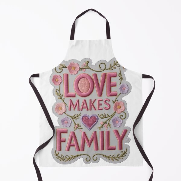 Item preview, Love Makes a Family Embroidered Patch designed and sold by ArtDesignTp.