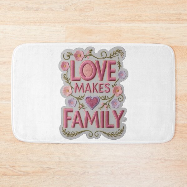Item preview, Love Makes a Family Embroidered Patch designed and sold by ArtDesignTp.