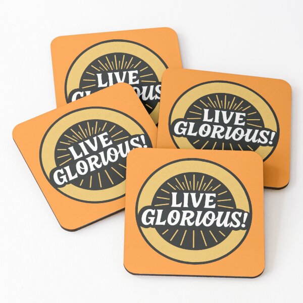 Item preview, Live Glorious Sunbeam Emblem  designed and sold by Woop Woop .