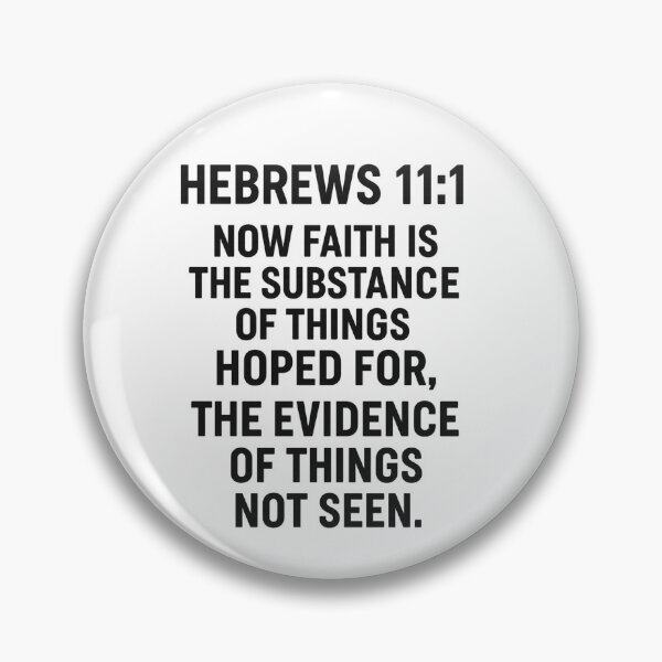 Item preview, HEBREWS 11:1 designed and sold by TheWonkyEaselCo.