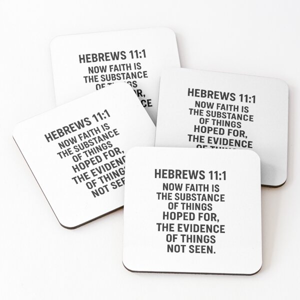 Item preview, HEBREWS 11:1 designed and sold by TheWonkyEaselCo.