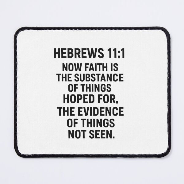 Item preview, HEBREWS 11:1 designed and sold by TheWonkyEaselCo.