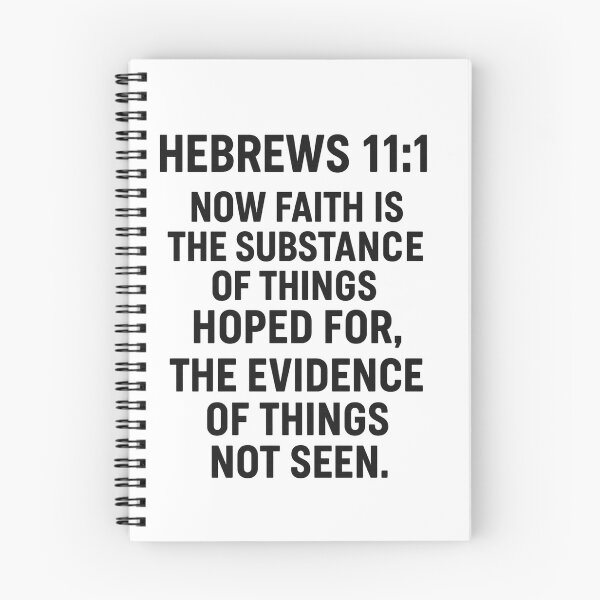 Item preview, HEBREWS 11:1 designed and sold by TheWonkyEaselCo.