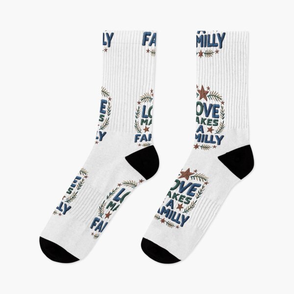 Item preview, Love Makes a Family Embroidered Style Design designed and sold by ArtDesignTp.