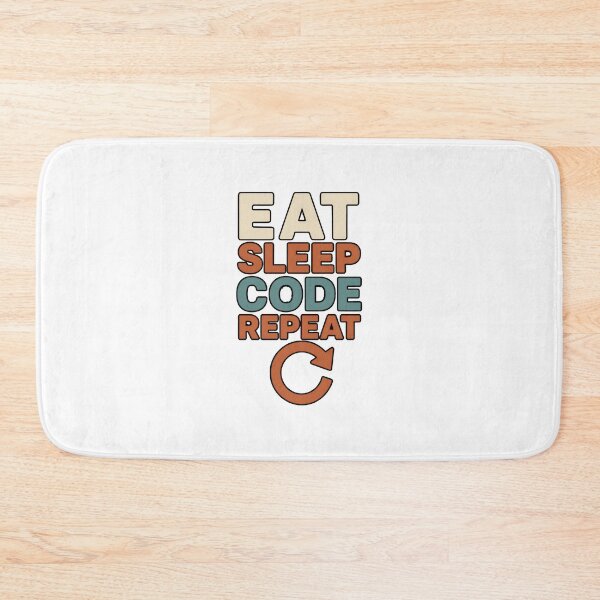 Item preview, Eat Sleep Code Repeat designed and sold by FBA.