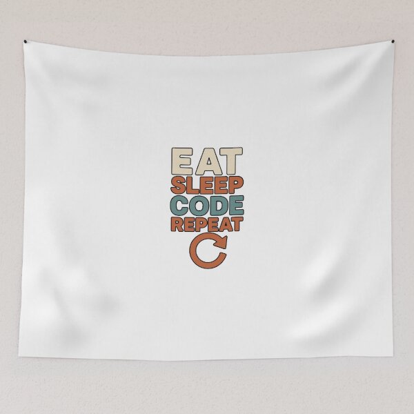 Item preview, Eat Sleep Code Repeat designed and sold by FBA.