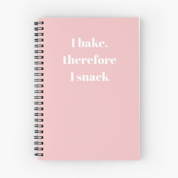 Item preview, I bake, therefore I snack designed and sold by CrankyLemon.