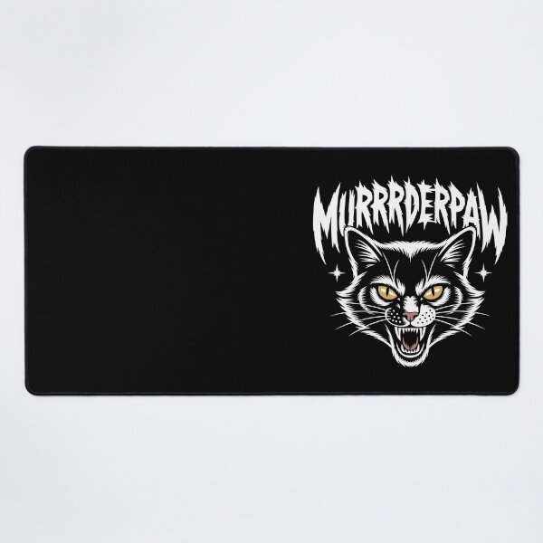 Item preview, Funny Heavy Metal Cat Death Metal Band Design designed and sold by Eh Plus Designs.