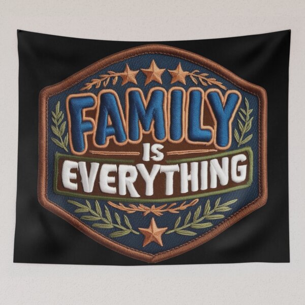 Item preview, Family is Everything Embroidered Patch Design designed and sold by ArtDesignTp.