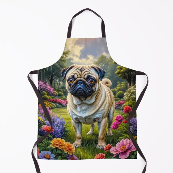 Item preview, Darla Fawn Pug Dog Portrait Painting designed and sold by Heart and Soul Studio.