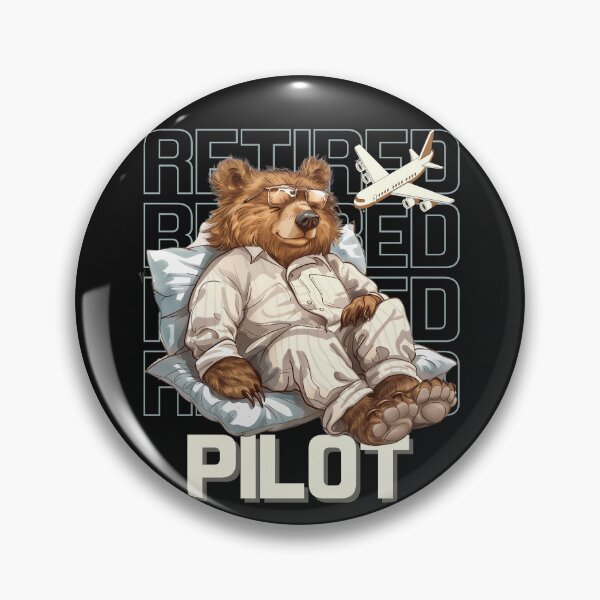 Item preview, Unisex Funny Retired Pilot Bear Sleeping designed and sold by MTJ-Mushrooms.