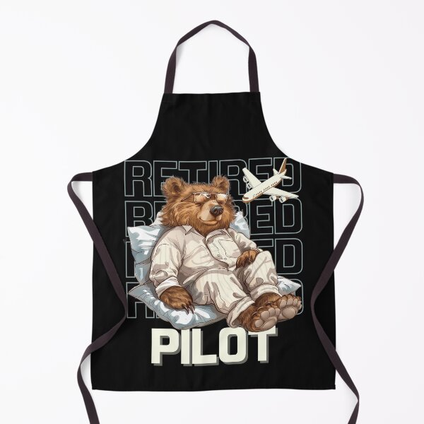 Item preview, Unisex Funny Retired Pilot Bear Sleeping designed and sold by MTJ-Mushrooms.