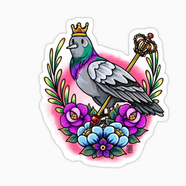 The Royal Pigeon Sticker