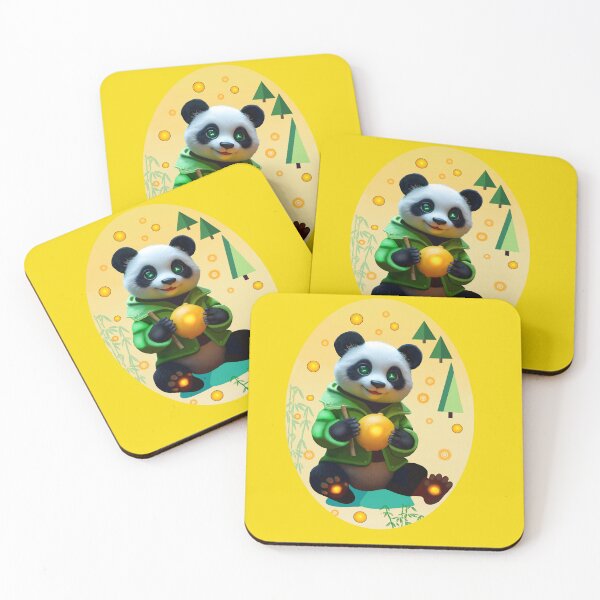 Item preview, Cyber Lemon Bamboo Panda designed and sold by Felia001.