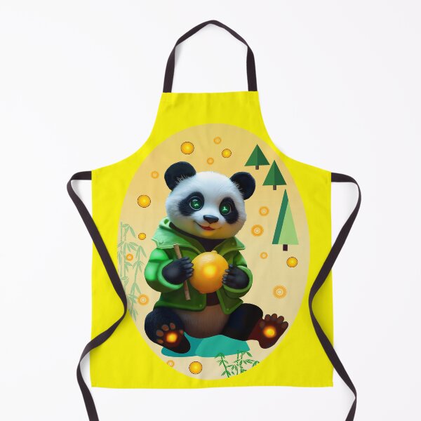 Item preview, Cyber Lemon Bamboo Panda designed and sold by Felia001.